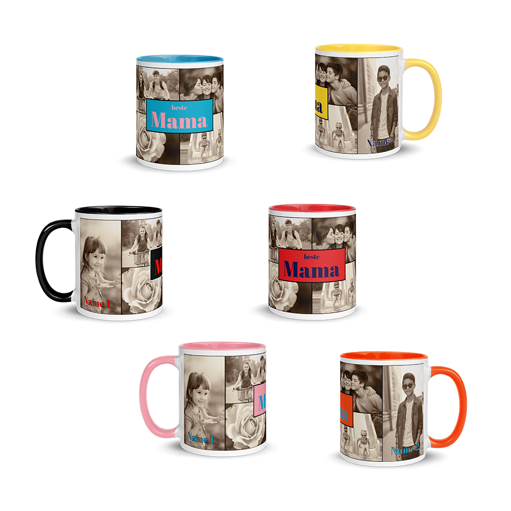 Tasse mit farbiger Innenseite