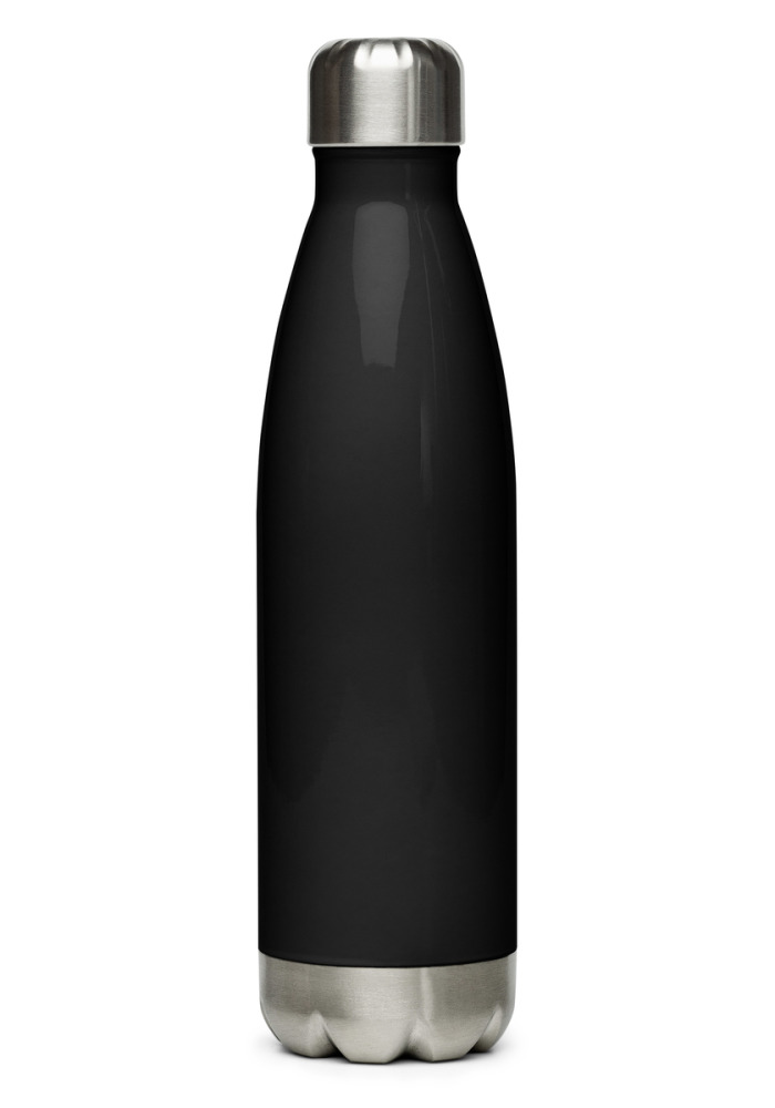 Edelstahl Wasserflasche - schwarz